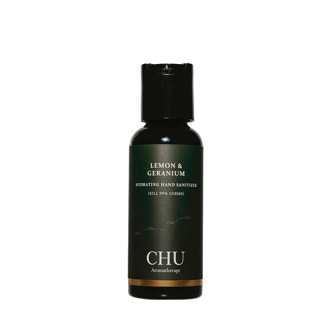 CHU Aromatherapy | Hydrating Hand Sanitizer | Lemon & Geranium